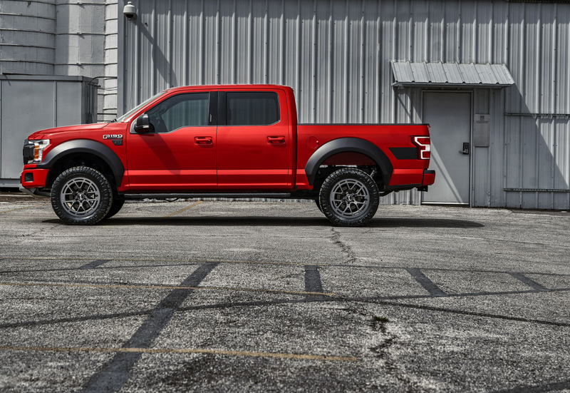 Illustration for article titled The 2019 Ford F-150 RTR Is Your Big Bouncing Off-Roading Beef-Boy Buddy